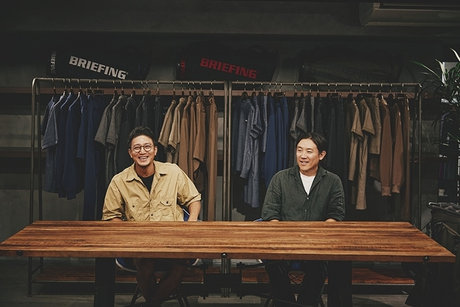 極美品】BRIEFING × mocT ネオン杢 モックネックT 限定品 M