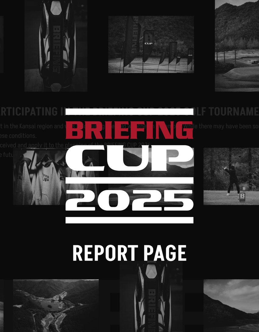 taka　BRIEFING CUP 2025 参加者限定品フルセット ブリーフィング公式サイト | BRIEFING OFFICIAL SITE