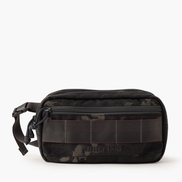 【4月上旬〜中旬頃入荷予定】TURF DOUBLE ZIP POUCH 1000D, MULTICAM BLACK, FREE