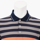 【美品】BRIEFING ストライプ ポロ MEN'S MARINE STRIPE POLO（メンズマリンストライプポロ
