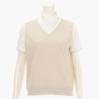 WOMEN'S WR BI-COLOR V NECK KNIT VEST（ウィメンズ WR バイカラー V