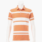 MEN'S PANEL STRIPE POLO（メンズパネルストライプポロ