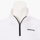 新品　BRIEFING PUNCHING MESH SHIRT ブラック　L MEN'S PUNCHING MESH HALFZIP LS SHIRT（メンズパンチング