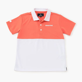 【ブリーフィングゴルフ】美品 ポロシャツ ジュニア キッズ 150 レッド KIDS TOUR POLO（ジュニア 130〜150cm）（キッズツアーポロ