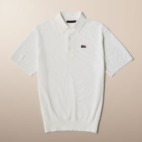 CL MEN'S TRICOLOR LS KNIT POLO（CL メンズトリコロールロング