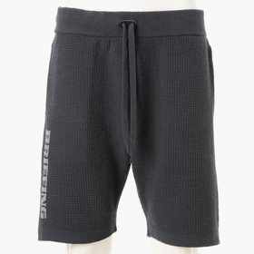 新品★27,500円 BRIEFING ストレッチショートパンツ 黒×銀ロゴ Ｓ MEN'S WR NYLON 3D LOGO SHORT PANTS（メンズ WRナイロン 3Dロゴ