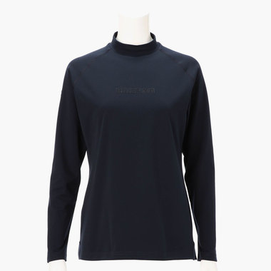 WOMEN'S STITCHED 3D LOGO LS HIGHNECK（ウィメンズ スティッチド 3D