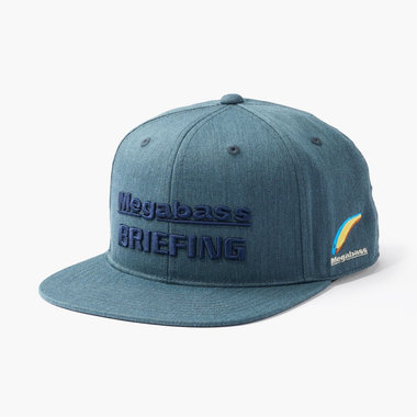 MEGABASS X BRIEFING】FLAT VISOR CAP（【メガバス×ブリーフィング