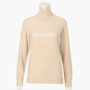 WOMEN'S SHAGGY LOGO TURTLENECK KNIT（ウィメンズ シャギー ロゴ