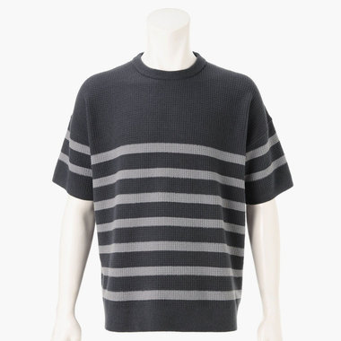 LW THERMAL STRIPE KNIT T-SHIRT（LWサーマルストライプニットTシャツ