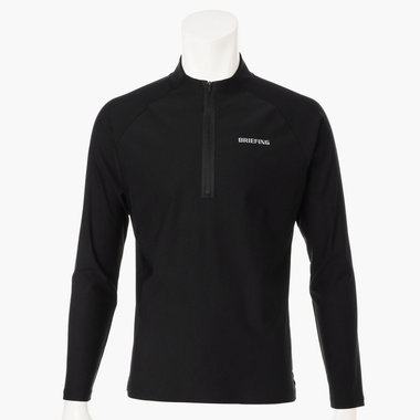 2026新作◇3月中旬頃入荷予定】MEN'S PUNCHING LOGO LS HALFZIP SHIRT