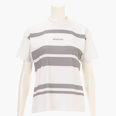 WOMEN'S PANEL STRIPE HIGHNECK（リラックスフィット）（ウイメンズ