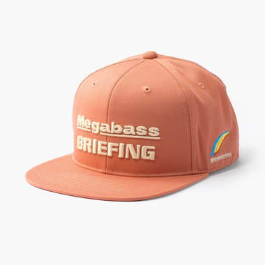 MEGABASS X BRIEFING】FLAT VISOR CAP（【メガバス×ブリーフィング
