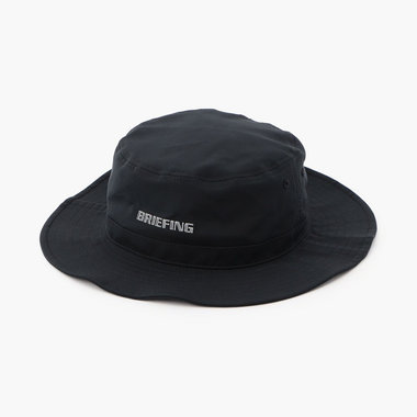 【新品完売品】ブリーフィング ゴルフ ナイロン グラスホールド ワイドハット 黒 MEN'S WR STRETCH WIDE HAT（メンズWRストレッチワイドハット