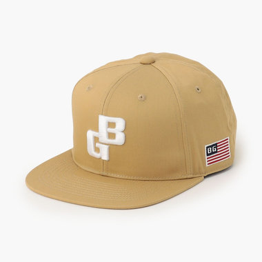 MEN'S BG LOGO FLAT VISOR CAP（メンズBGロゴフラットバイザーキャップ