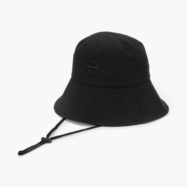 WOMEN'S SEERSUCKER CORD STRAP WIDE HAT（ウイメンズシアサッカー