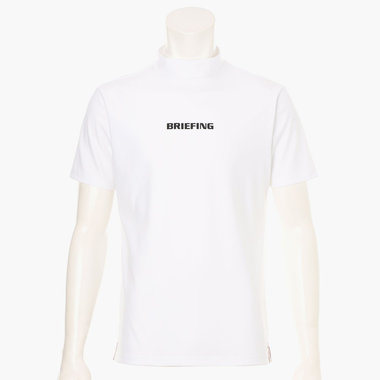 【未使用品】　BRIEFING ツアーハイネック　ホワイトMサイズ MEN'S TOUR HIGHNECK（メンズ ツアーハイネック（半袖））（BBG261M04