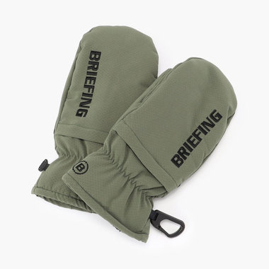 美品BRIEFING ブリーフィング ネイビー ミトン手袋と耳あて 6色】merciful(マーシフル) ミトン 手袋 ケーブル編み ウール フリース