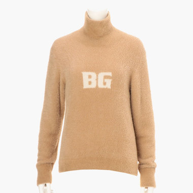 CL WS SHAGGY LOGO TURTLENECK KNIT（CL ウィメンズ シャギー ロゴ