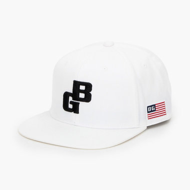 MEN'S BG LOGO FLAT VISOR CAP（メンズBGロゴフラットバイザーキャップ