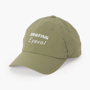 Briefing golf× eyevol GLASSHOLD CAP オリーブ WR NYLON GLASSHOLD CAP EYEVOL（ウォーターRナイロングラスホールド