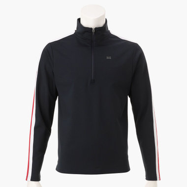 CL MEN'S TRICOLOR LINE LS HALF ZIP SHIRT（クラシクスメンズトリコロールラインロングスリーブハーフジップ シャツ）（BRG243M09）|商品詳細|BRIEFING OFFICIAL SITE ｜ ブリーフィング公式サイト