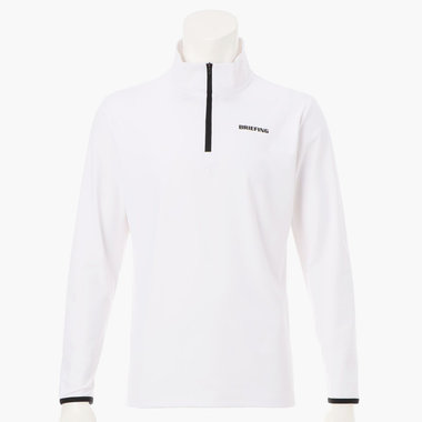 MEN'S PUNCHING MESH HALFZIP LS SHIRT（メンズパンチング