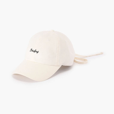 WOMEN'S SUEDE SMALL LOGO RIBBON CAP（ウィメンズスエードスモール