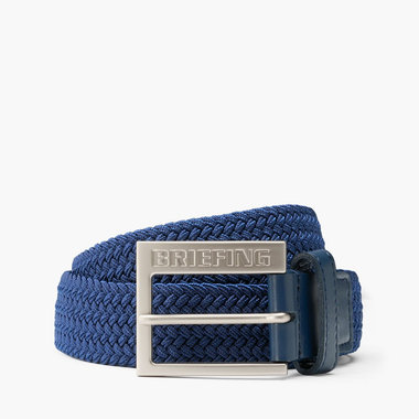 【新品】BRIEFING ベルト　ネイビー　サイズフリー MEN'S SQUARE BUCKLE MESH BELT（メンズスクウェアバックルメッシュ