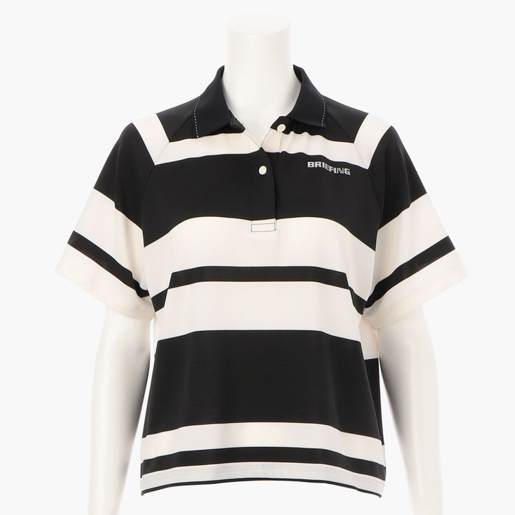 WOMEN'S PANEL STRIPE POLO（リラックスフィット）（ウイメンズ