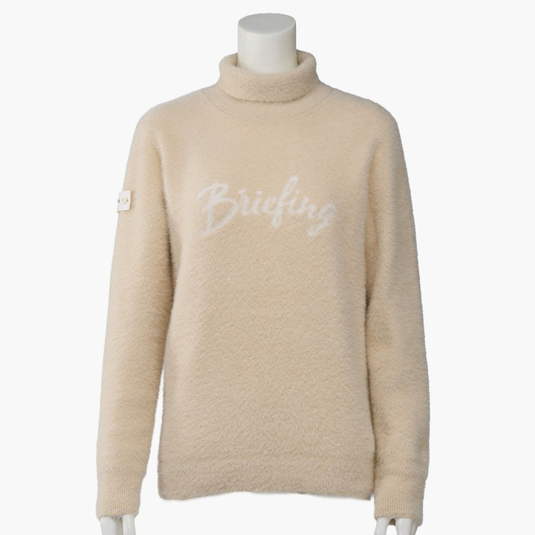ブリーフィング　ニット 先行予約】WOMEN'S SHAGGY KNIT TURTLENECK（ウィメンズシャギー