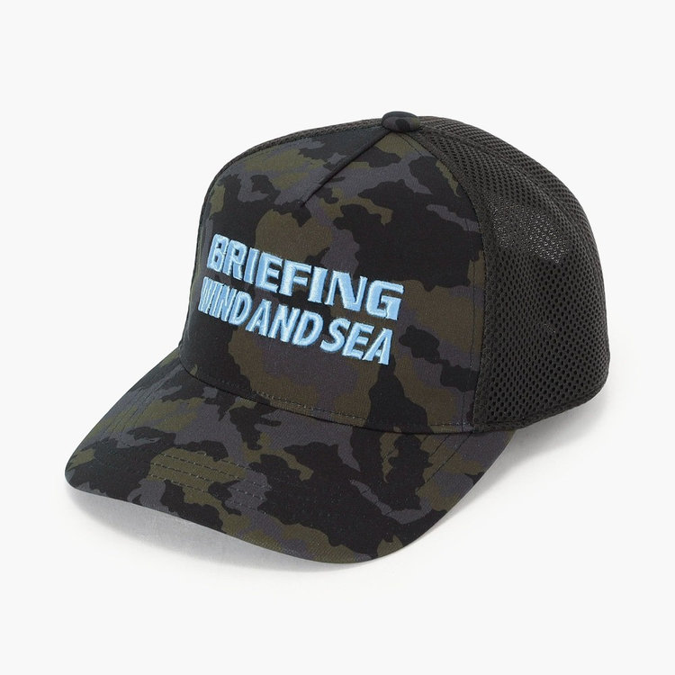 BRIEFING ブリーフィング カモフラージュ キャップ 新品 BRIEFING × WDS MESH CAP CAMO（ブリーフィング×WIND AND SEA メッシュ