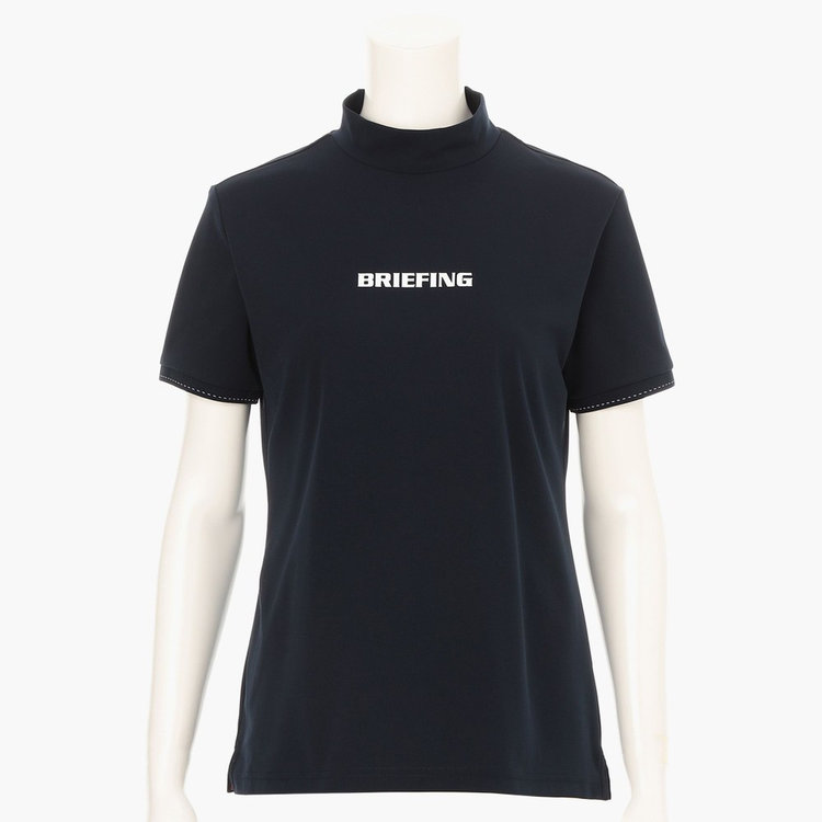 新品　BRIEFING 正規品　NECK LOGO HIGHNECK 黒　L WOMEN'S TOUR HIGHNECK（ウィメンズ ツアーハイネック（半袖
