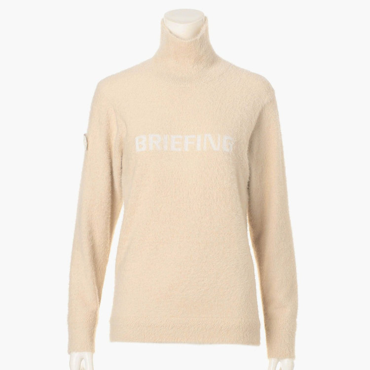 WOMEN'S SHAGGY LOGO TURTLENECK KNIT（ウィメンズ シャギー ロゴ