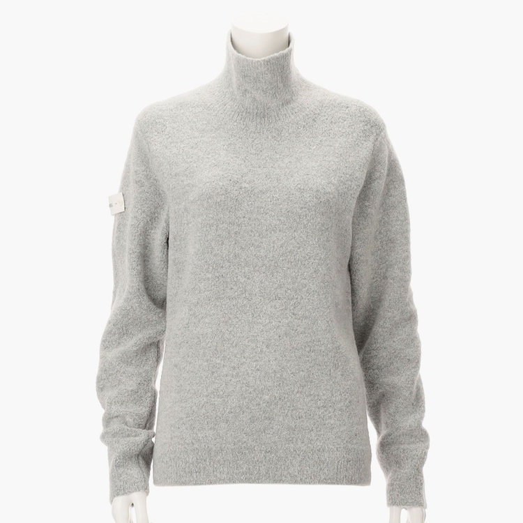 BRIEFING BOUCLE TURTLE NECK KNIT サイズM WOMEN'S BOUCLE YARN TURTLENECK KNIT（ウイメンズブークレヤーン
