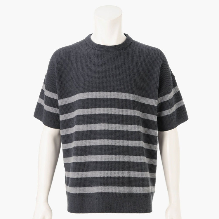 LW THERMAL STRIPE KNIT T-SHIRT（LWサーマルストライプニットTシャツ
