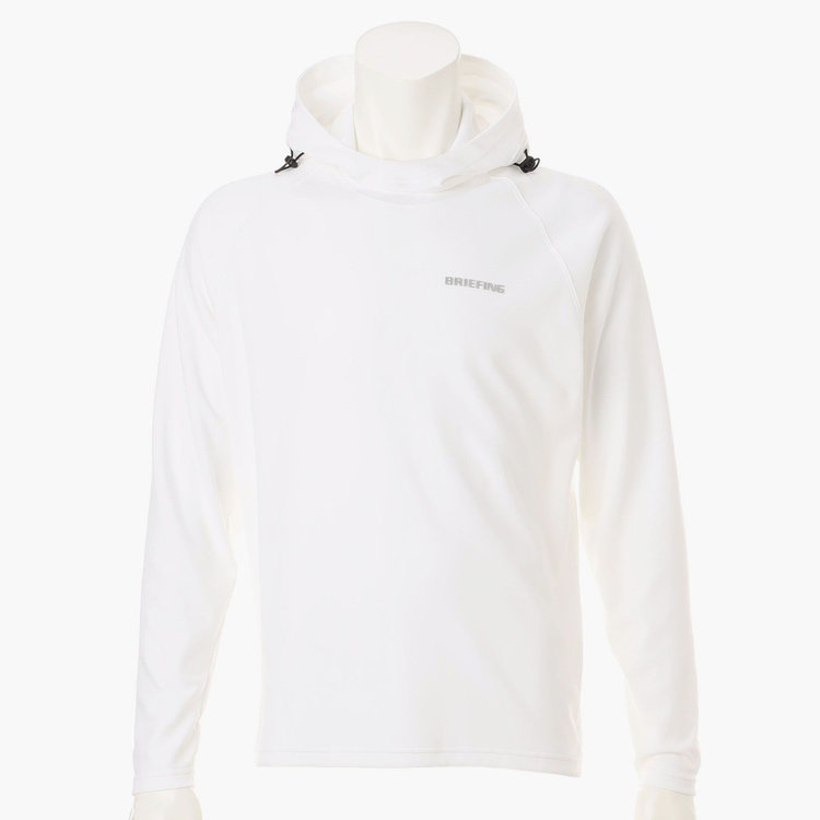 BRIEFING ホワイト ナイロンパーカー　 メンズ　Mサイズ BRIEFING - MENS FAKE LAYERED PARKA / フェイクレイヤード ジップ