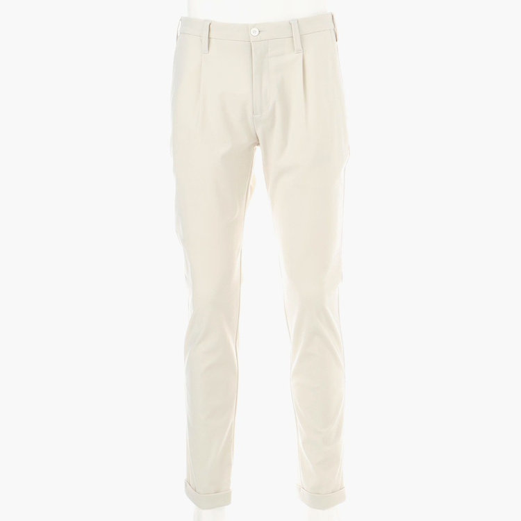 CL MENS HIGH STRETCH SINGLE PLEATED PANTS（CLメンズハイストレッチ ...