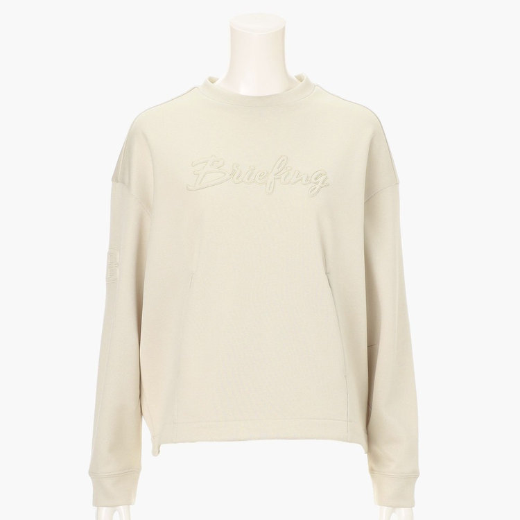 WOMEN'S STITCHED 3D LOGO CREWNECK TOP（ウィメンズ ステッチド 3D