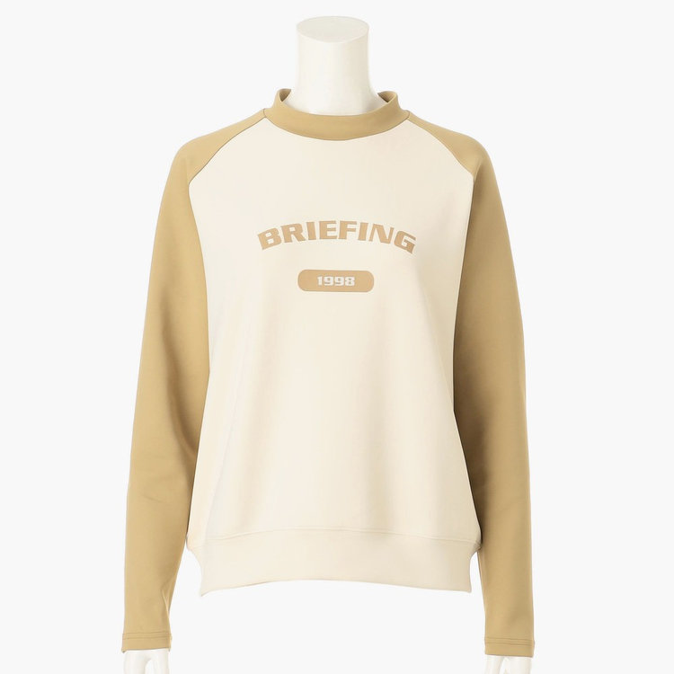 新品　BRIEFING LOGO FAKE LAYERED HIGHNECK WOMEN'S COLLEGE LOGO LS HIGHNECK RF（ウイメンズカレッジロゴLS
