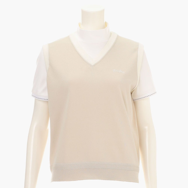 BRIEFING Vネックベスト Lサイズ オリーブ MEN ハイブリッドVネック