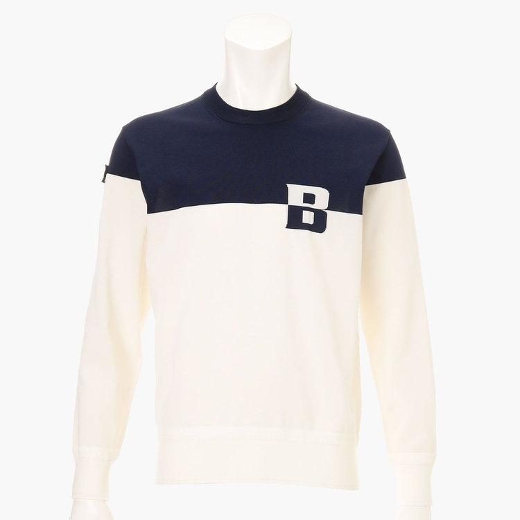 先行予約】MEN'S WR BI-COLOR CREWNECK KNIT（メンズ ウォーターRバイ