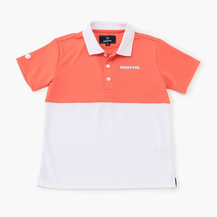KIDS BI-CLR CLERIC POLO（ジュニアサイズ130・150cm）（キッズ BI-CLR