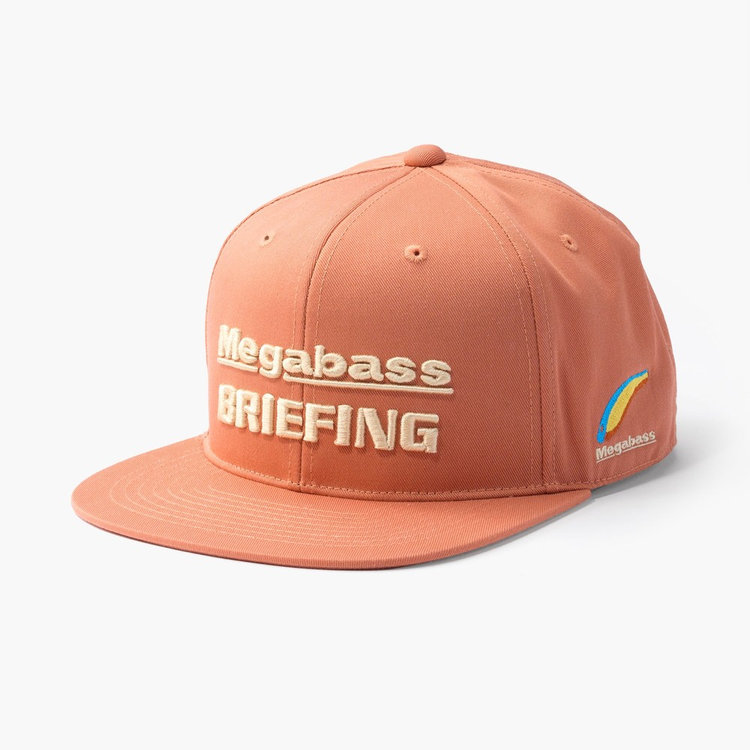 MEGABASS X BRIEFING】FLAT VISOR CAP（【メガバス×ブリーフィング