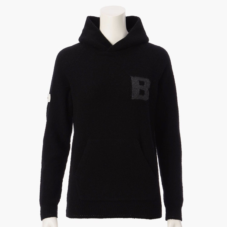 HOL WOMEN'S B LOGO KNIT HOODIE（HOL ウイメンズBロゴニットフーディ）（BRG243W62）|商品詳細|BRIEFING  OFFICIAL SITE ｜ ブリーフィング公式サイト