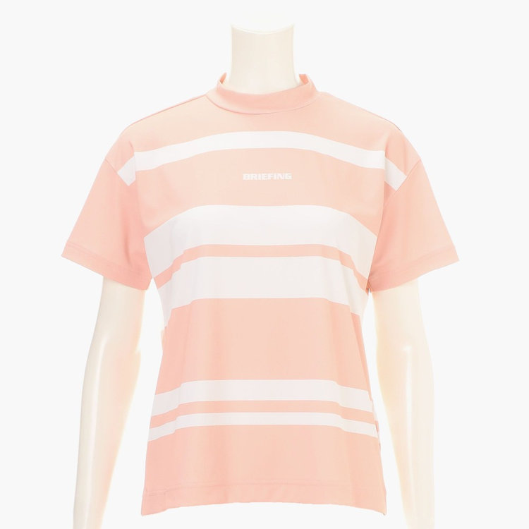 新品　BRIEFING WS PANEL STRIPE HIGHNECK RF WOMEN'S PANEL STRIPE HIGHNECK（リラックスフィット）（ウイメンズ