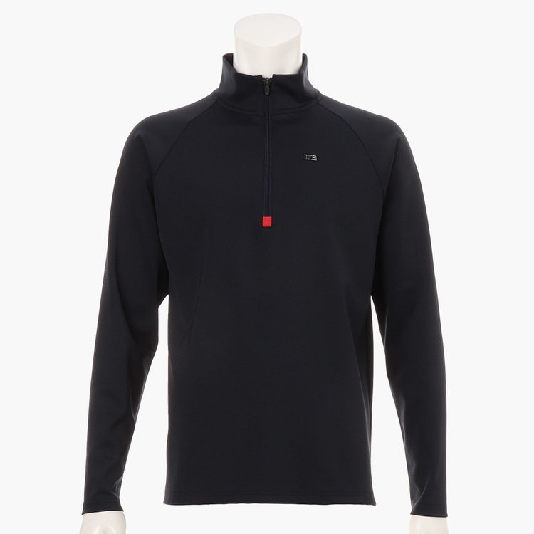 メンズウェア BRIEFING BACK LOGO LINE LS HALF ZIP CL MEN'S BACK LINE LS HALFZIP（CL メンズバックラインロング