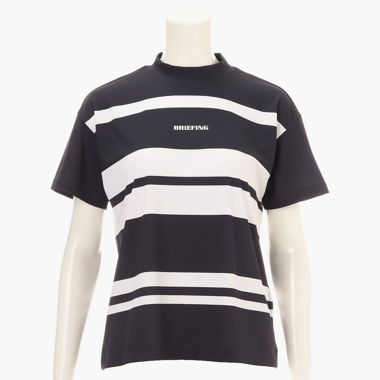 WOMEN'S PANEL STRIPE HIGHNECK（リラックスフィット）（ウイメンズ