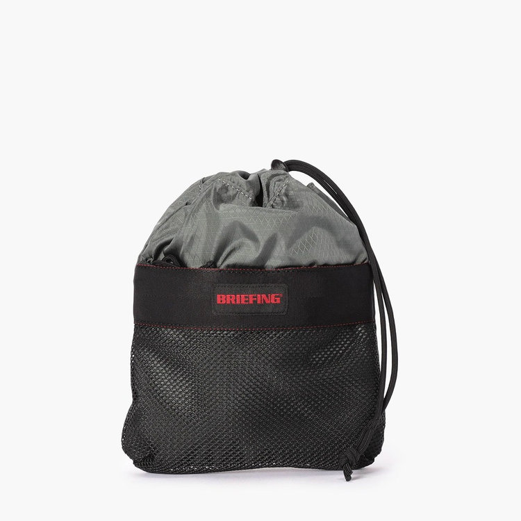 MESH DRAWSTRING POUCH S（BRA261G19）|商品詳細|BRIEFING OFFICIAL