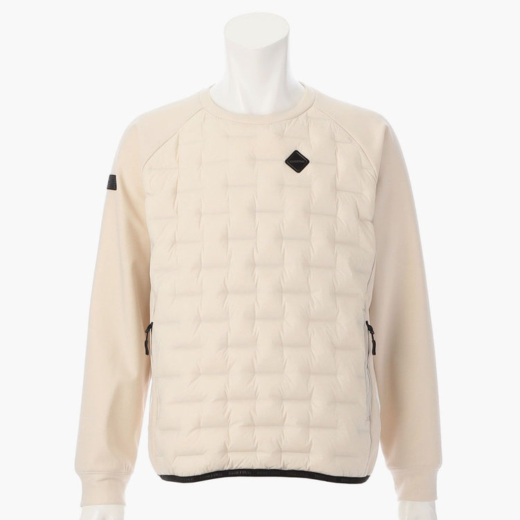 BRIEFING／HYBRID DOWN CREW NECK／Mサイズ MEN'S HYBRID DOWN CREWNECK（メンズ ハイブリッド ダウンクルー
